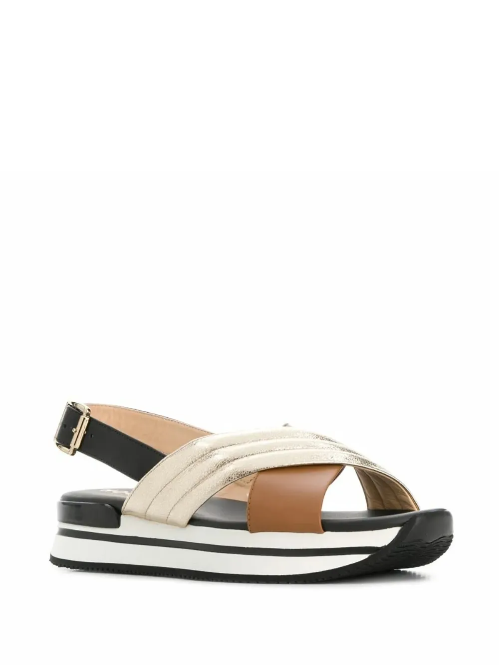 Hogan slingback sandalen Beige