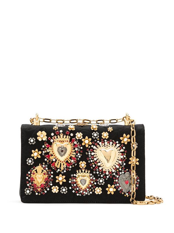 embellished shoulder bag