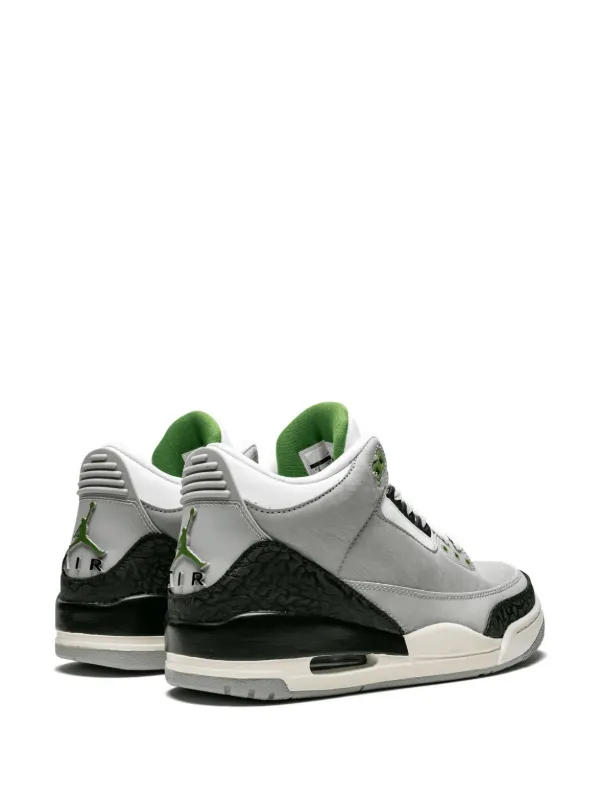 jordan 3 chlorophyll custom