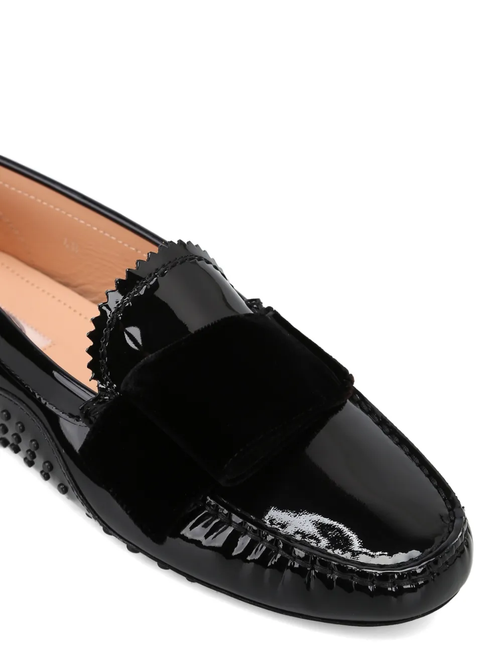 Tod's x Alessandro Dell'Acqua Gommino schoenen Zwart