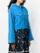 GANNI Jeansjacke mit Kapuze