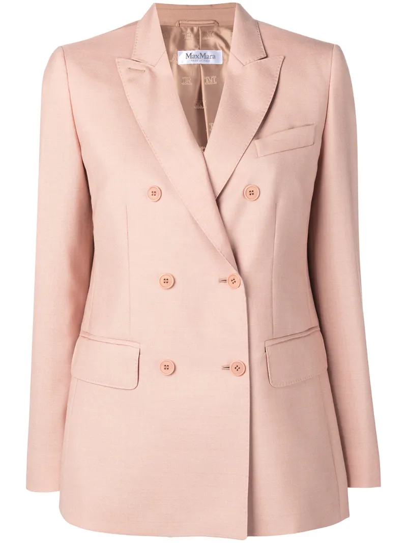 Max Mara двубортный блейзер