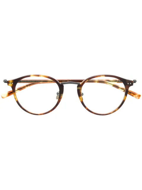 Masunaga lunettes de vue à monture ronde 