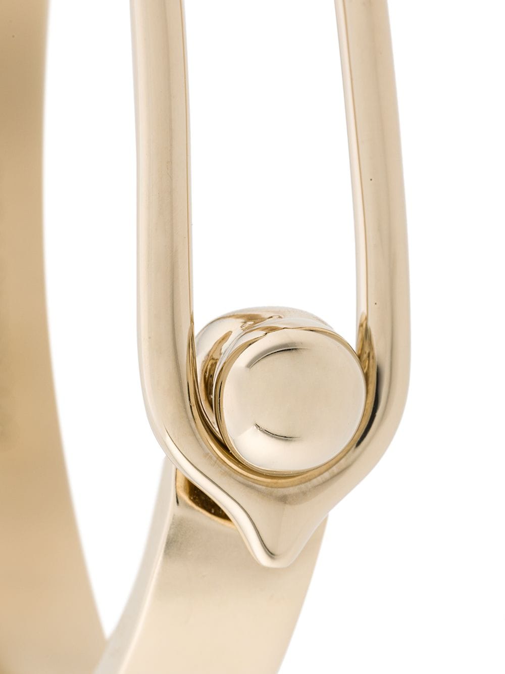Shop Goossens Boucle Logo-engraved Bracelet In Gold