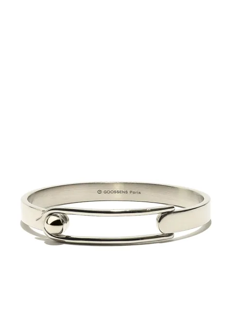 Goossens Boucle logo-engraved bracelet