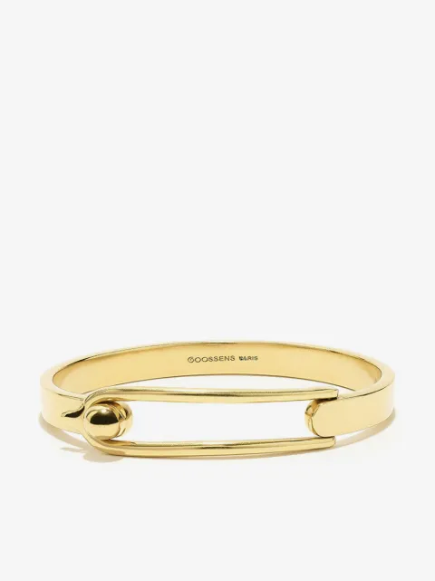 Goossens Boucle logo-engraved bracelet