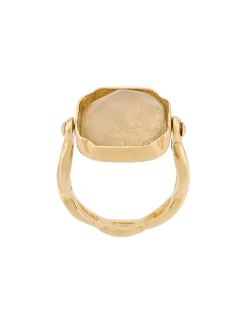 Goossens Square Cabochons ring