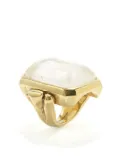 Goossens Stones crystal ring - Gold