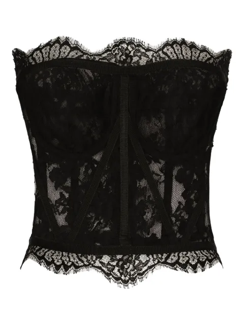 Dolce & Gabbana lace bustier top
