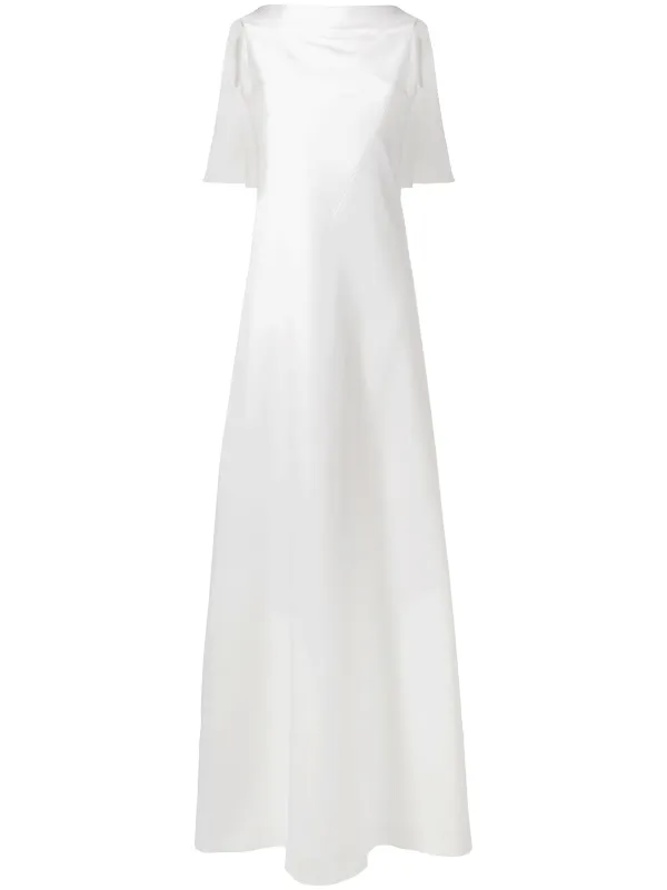 white gameday dresses Riley Button DOWN MAXI Kimono IN White