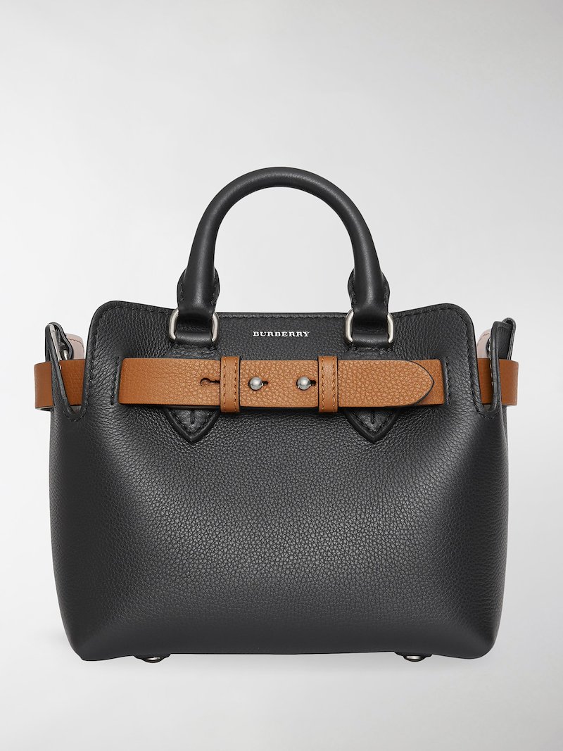 Burberry Mini Leather Belt Bag black | MODES