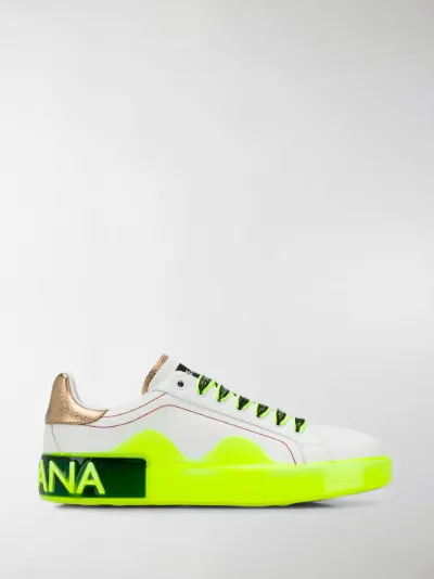 neon dolce and gabbana sneakers