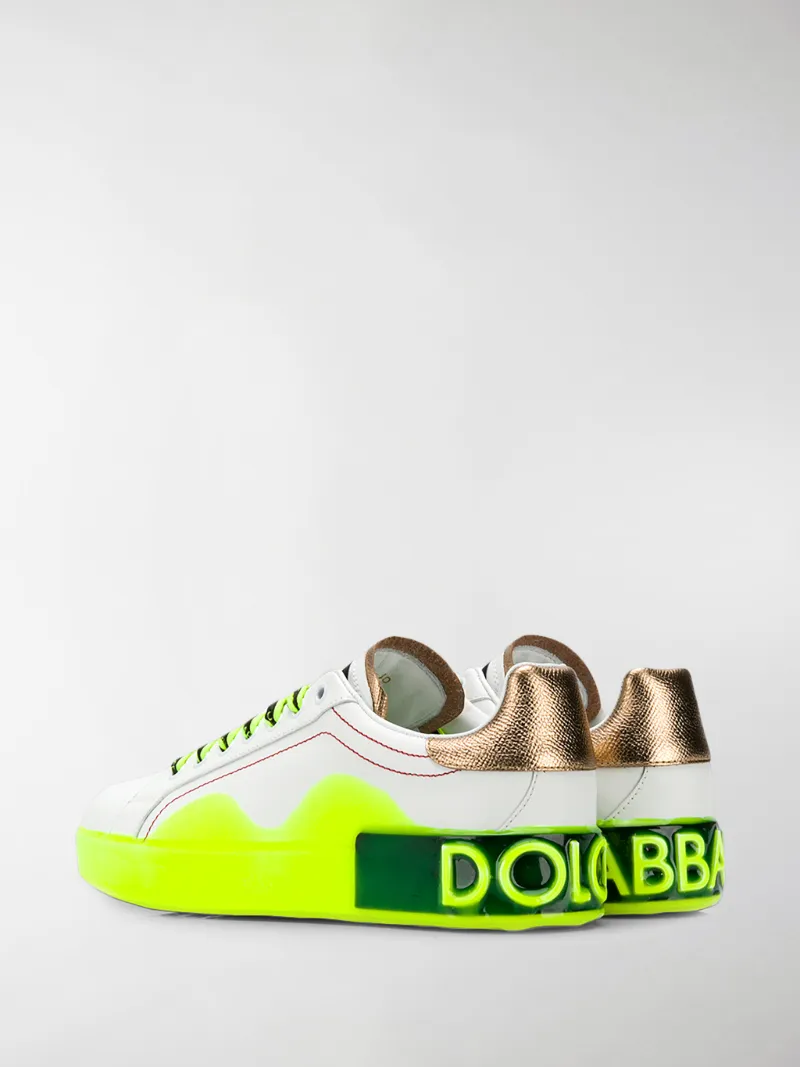 neon dolce and gabbana sneakers