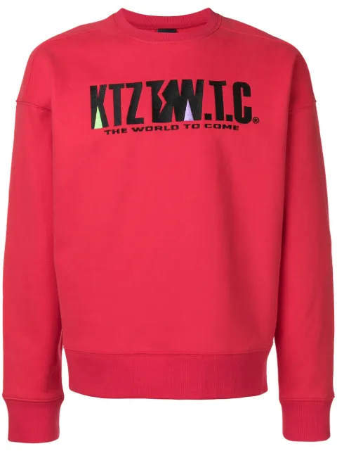KTZ mountain letter embroidered sweatshirt