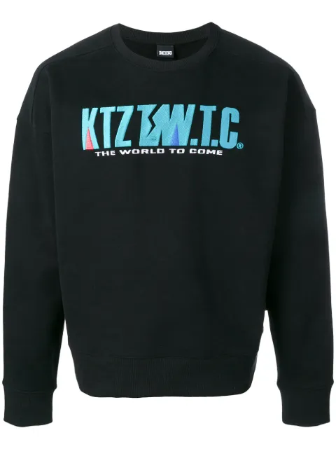 KTZ mountain letter embroidered sweatshirt