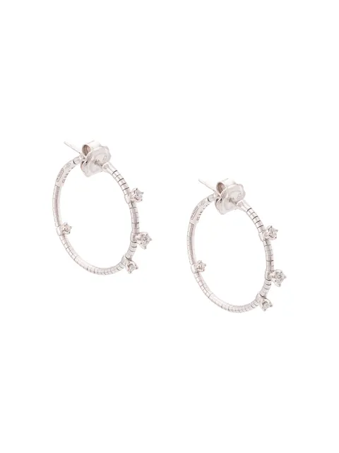 Mattia Cielo 18kt White Gold Small Rugiada Diamond Hoop Earrings Farfetch Mattia Cielo 18kt White Gold Small Rugiada Diamond Hoop Earrings Farfetch