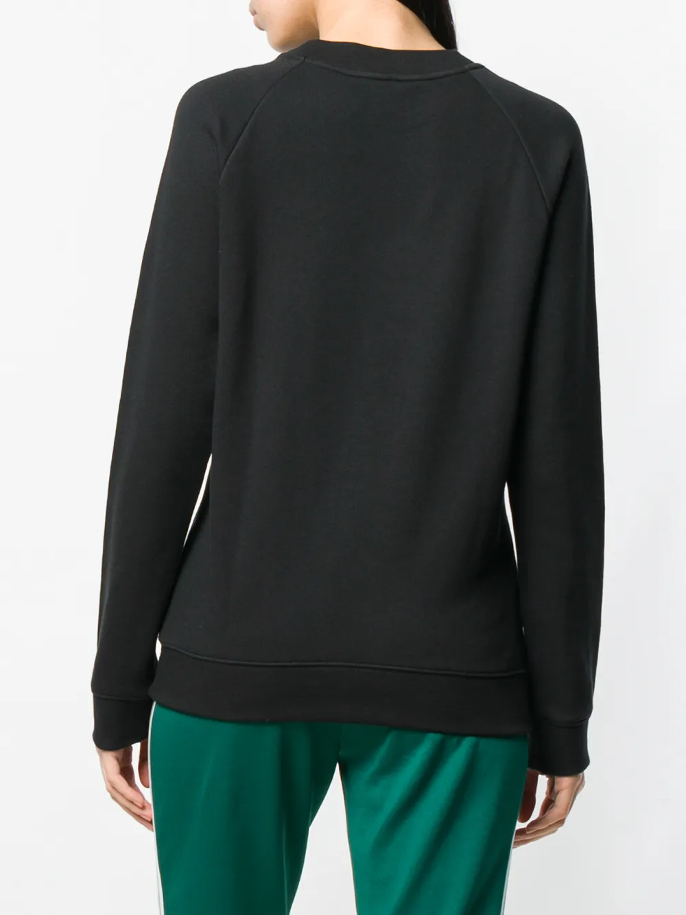 adidas sweater met logo Zwart