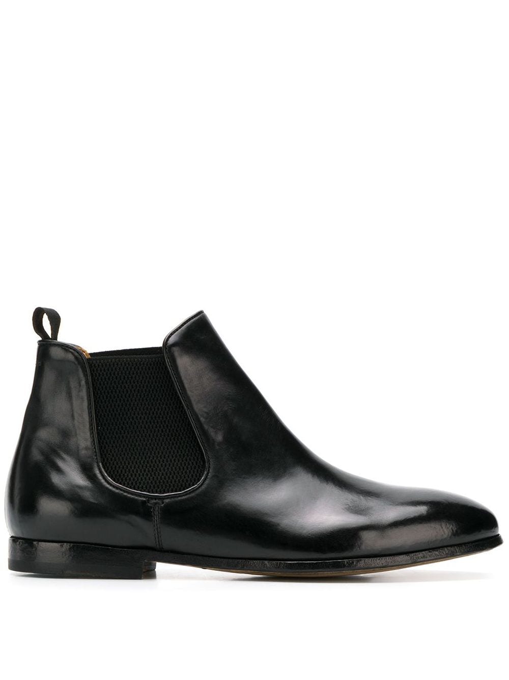 Officine Creative Stereo Leather Chelsea Boots In Black | ModeSens