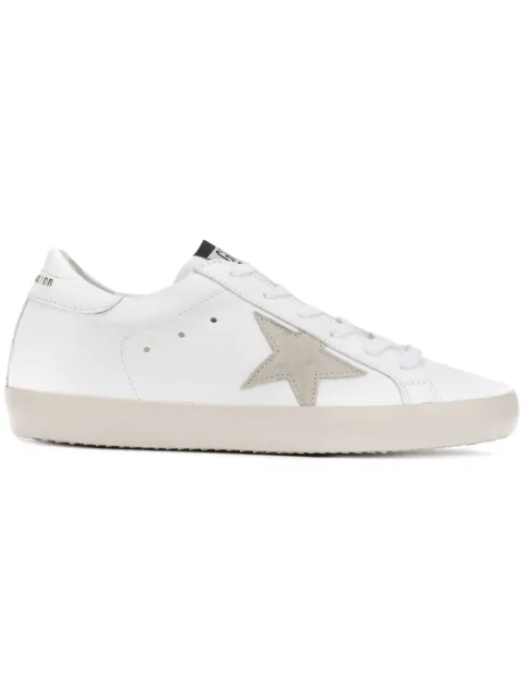 Golden goose superstar g68 leather trainers Clearance