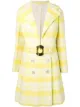 الصورة 1 من A.N.G.E.L.O. Vintage Cult معطف كاروهات بصفي أزرار 1960