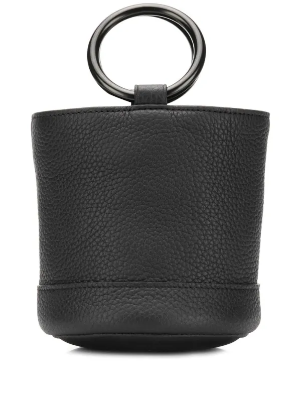 leather canvas tote