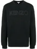 Kenzo logo patch sweatshirt - Black