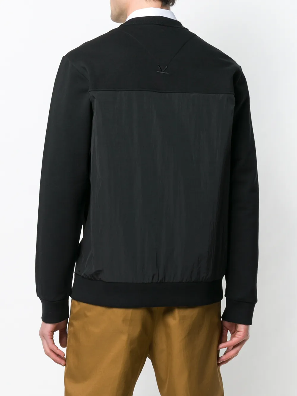 Kenzo sweater met logopatch Zwart