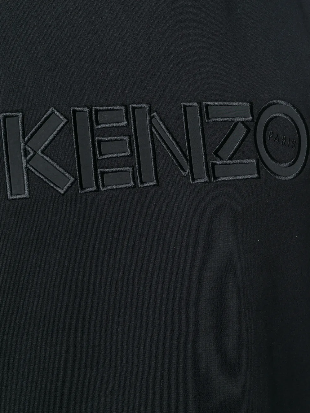 Kenzo sweater met logopatch Zwart