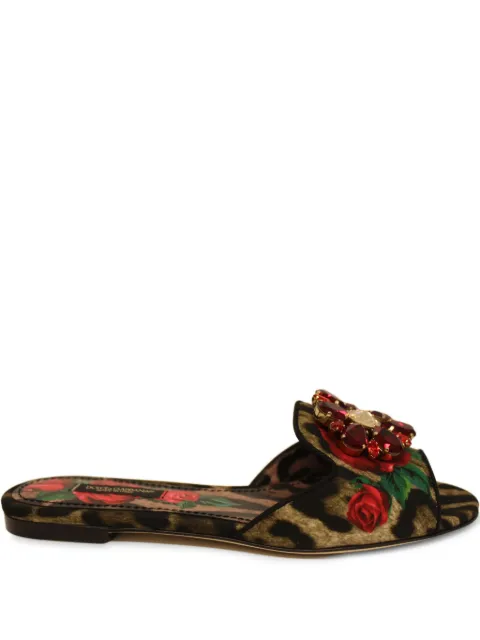Dolce & Gabbana Sandália com aplicação