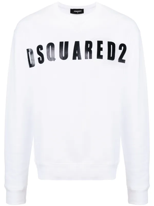 dsquared2 logo print sweatshirt