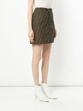 Fendi Vintage Monogram Skirt - Farfetch