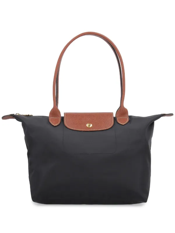 Longchamp Medium Le Pliage Shoulder Bag Black FARFETCH CA