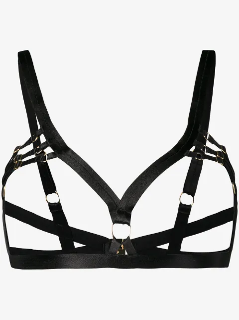 Bordelle satin open bra