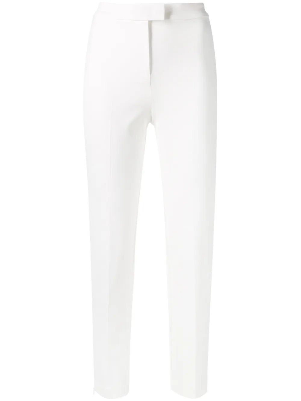 PINKO Schmale Cropped-Hose - Weiß