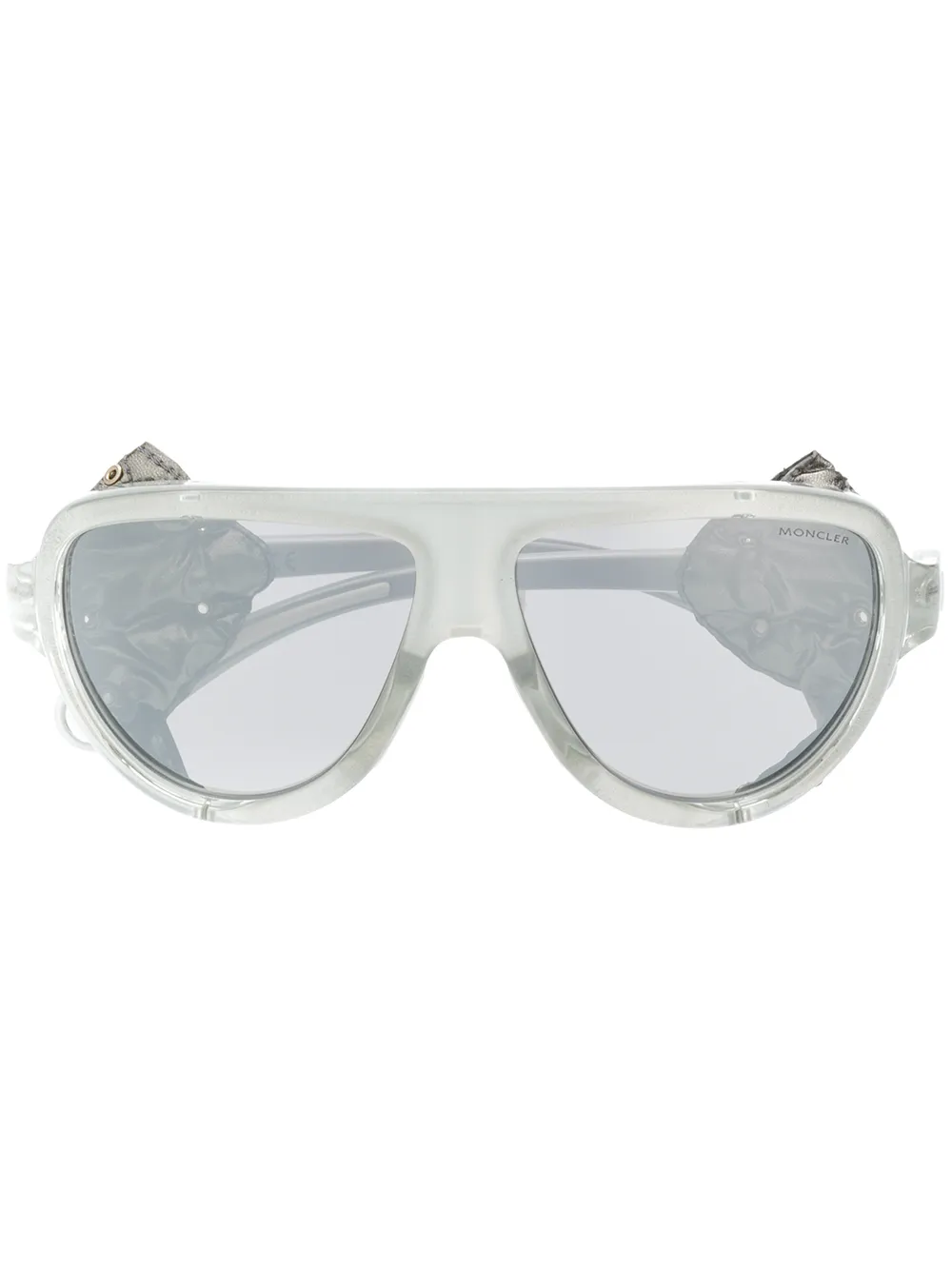 

Moncler Eyewear lentes de sol estilo piloto y micas de color - Plateado