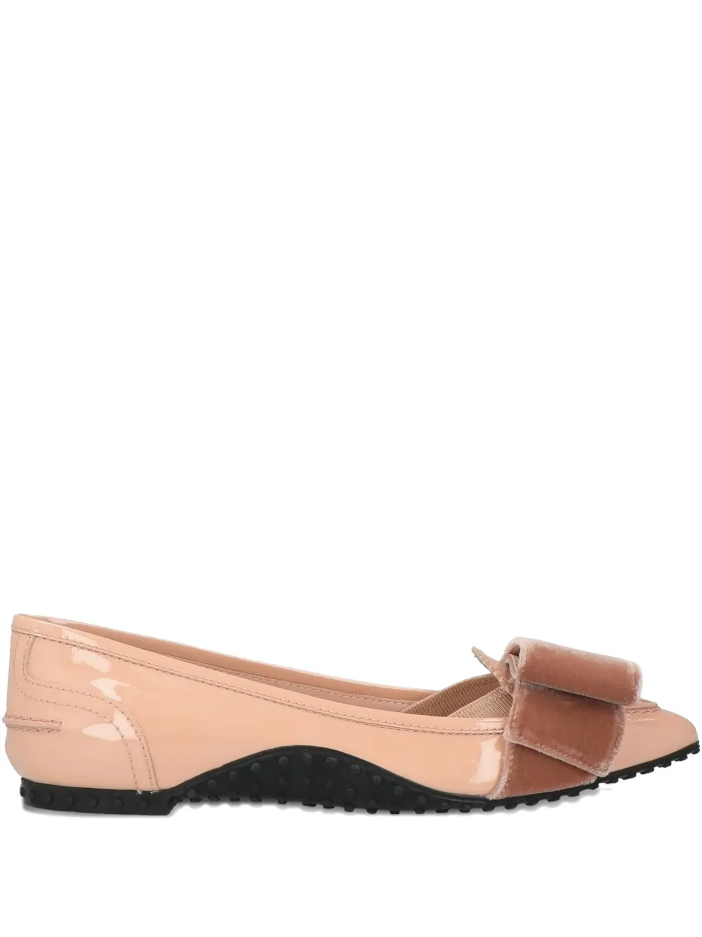 Tod's Tod's x Alessandro Dell'Acqua Loafer mit Samtschleife - Rosa