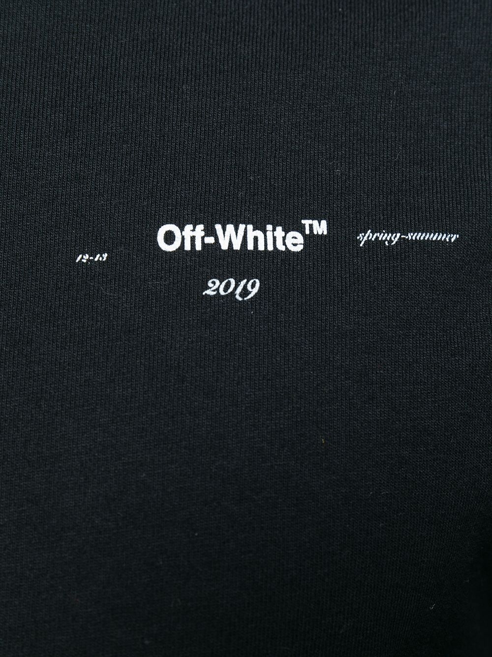 фото Off-white толстовка с графическим принтом