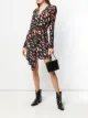 الصورة 2 من Givenchy فستان بطبعة وطراز غير متساوي الطول