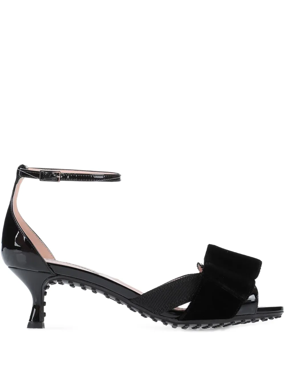 Tod's sandalen met striklint Zwart