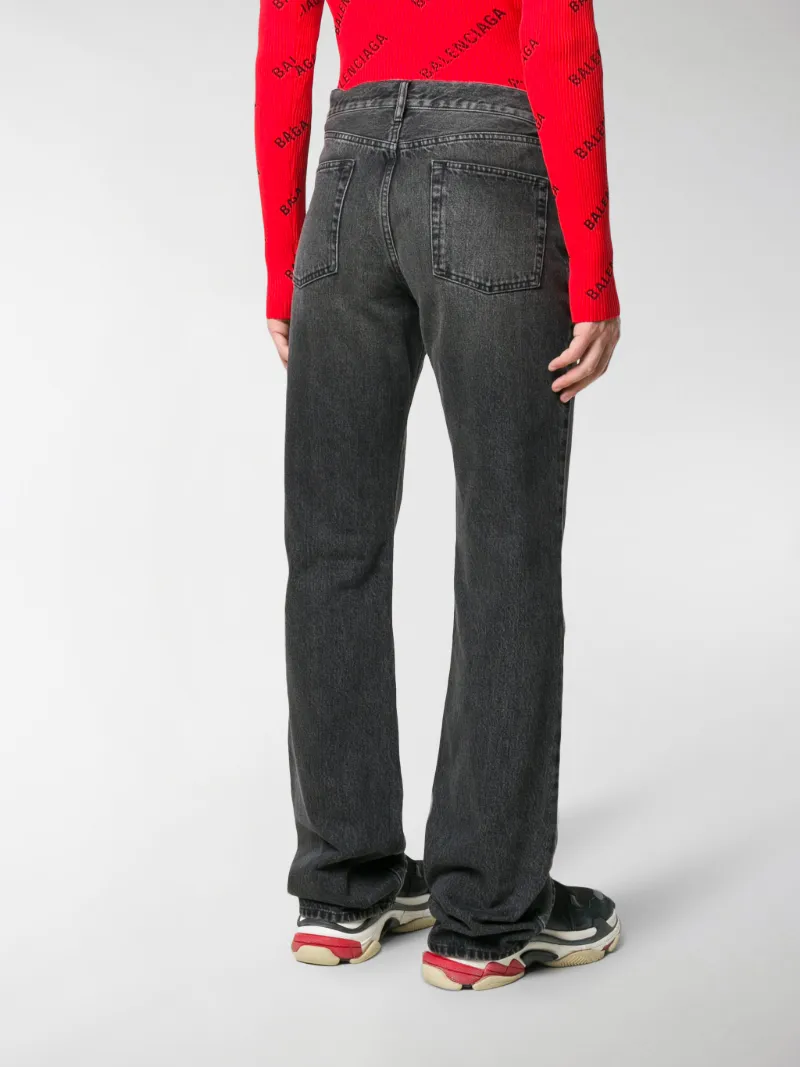 Balenciaga bootcut jeans grey | MODES