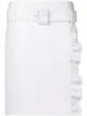 Image 1 of Prada ruffle trim midi skirt