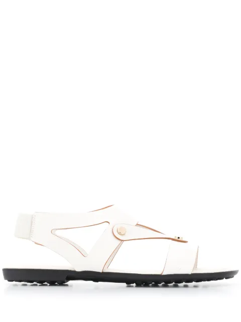 Tod's leather flat sandals