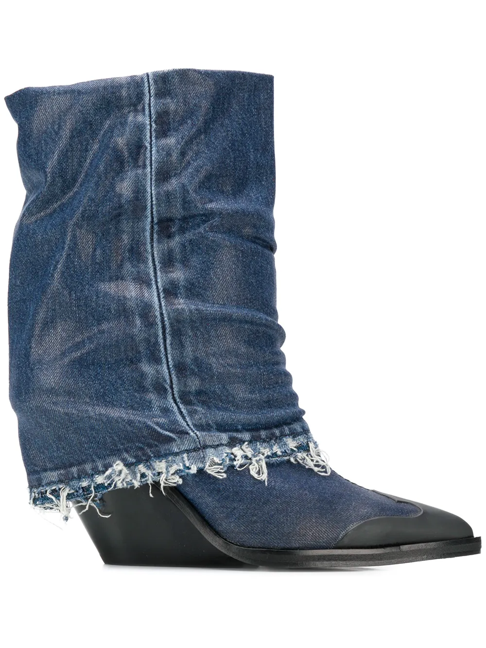 Diesel Boots denim cowboy boots