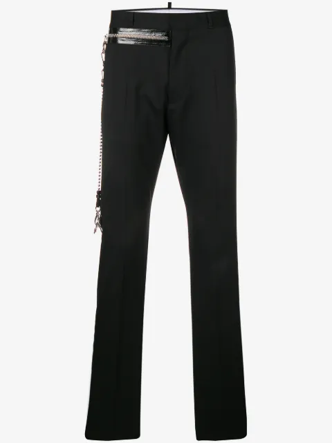 DSQUARED2 pantalones de vestir con cierre