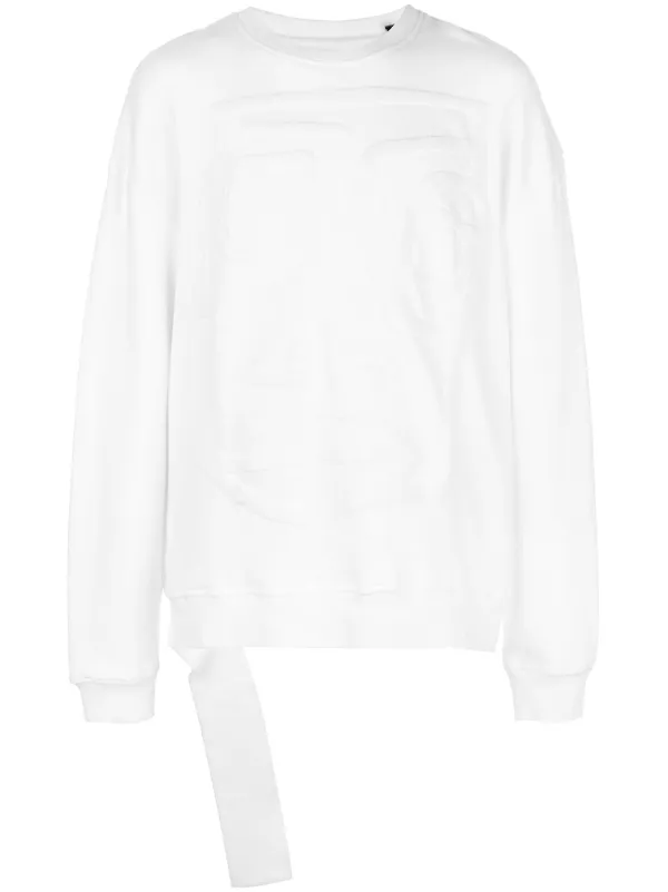 destructed sweatshirt