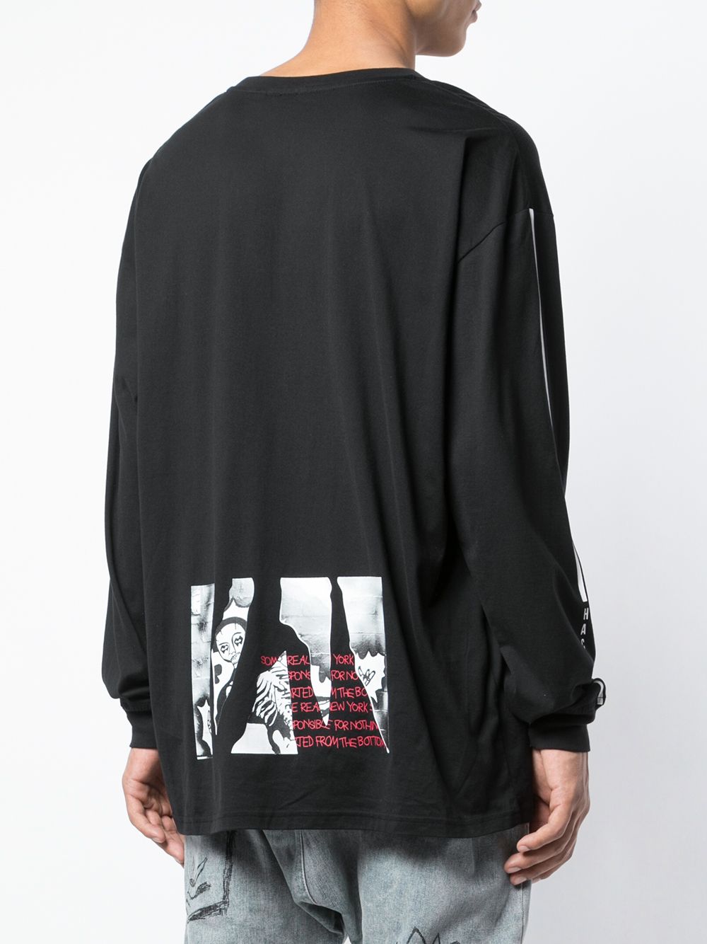 Shop Haculla Town Away Sweatshirt In Black