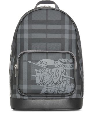 Burberry EKD London Check And Leather Backpack - Farfetch