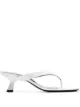 Image 1 of Simon Miller white Beep 45 thong sandals