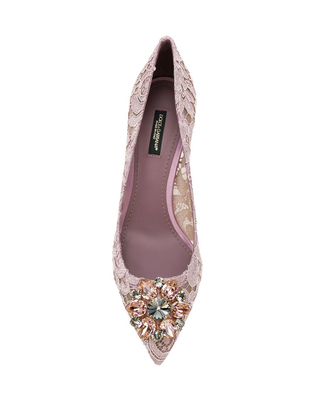 фото Dolce & Gabbana кружевные туфли-лодочки Bellucci