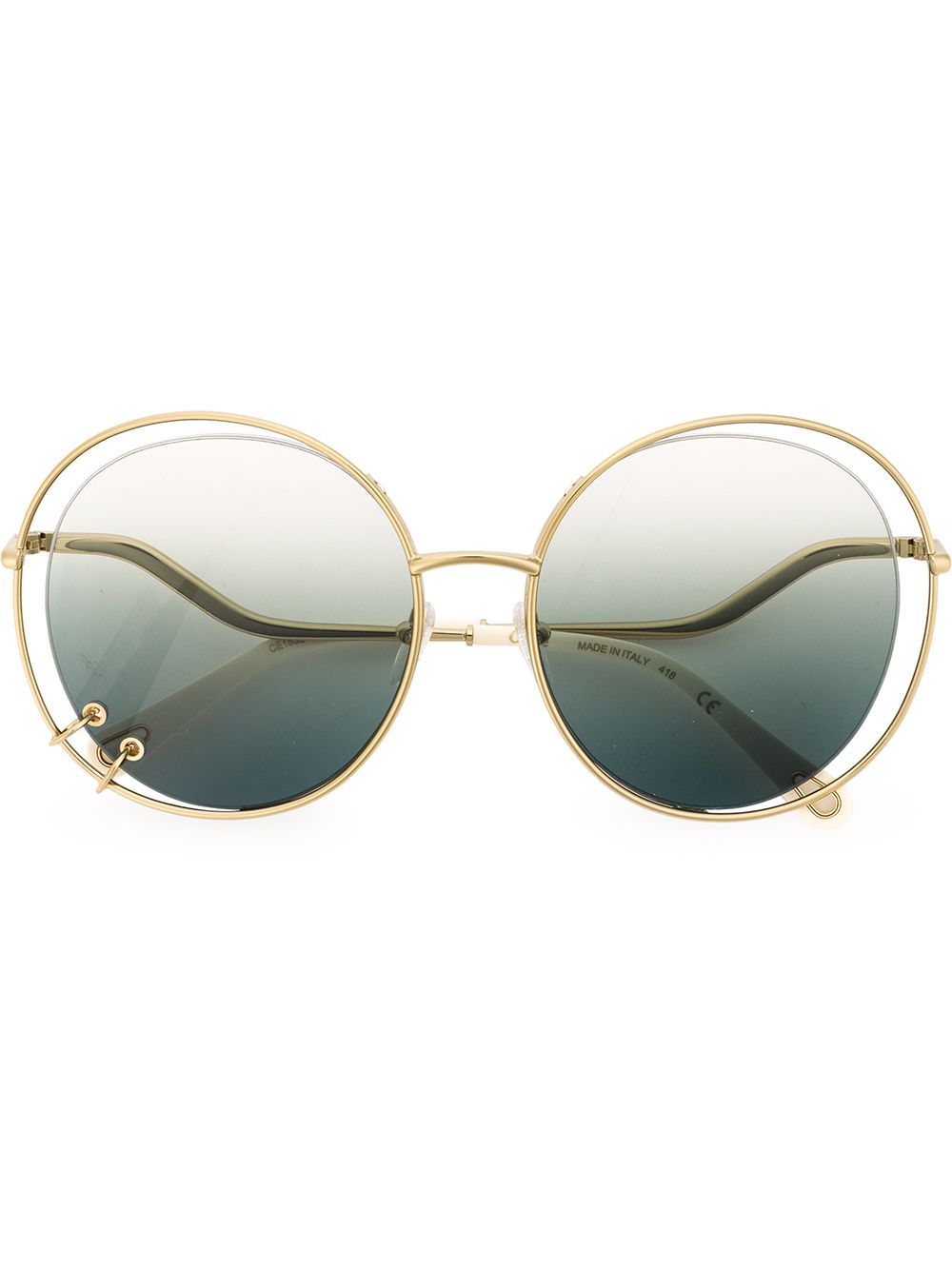 Chloé Eyewear Carlina Round Frame Sunglasses Farfetch 